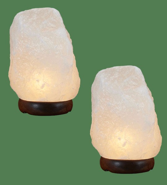 Himalayan Salt Lamp Natural White Extra Large 2 units (30-38 lbs each)